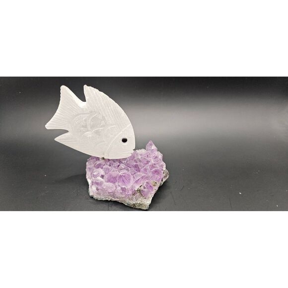 Other - Natural stone hand carved tropical fish